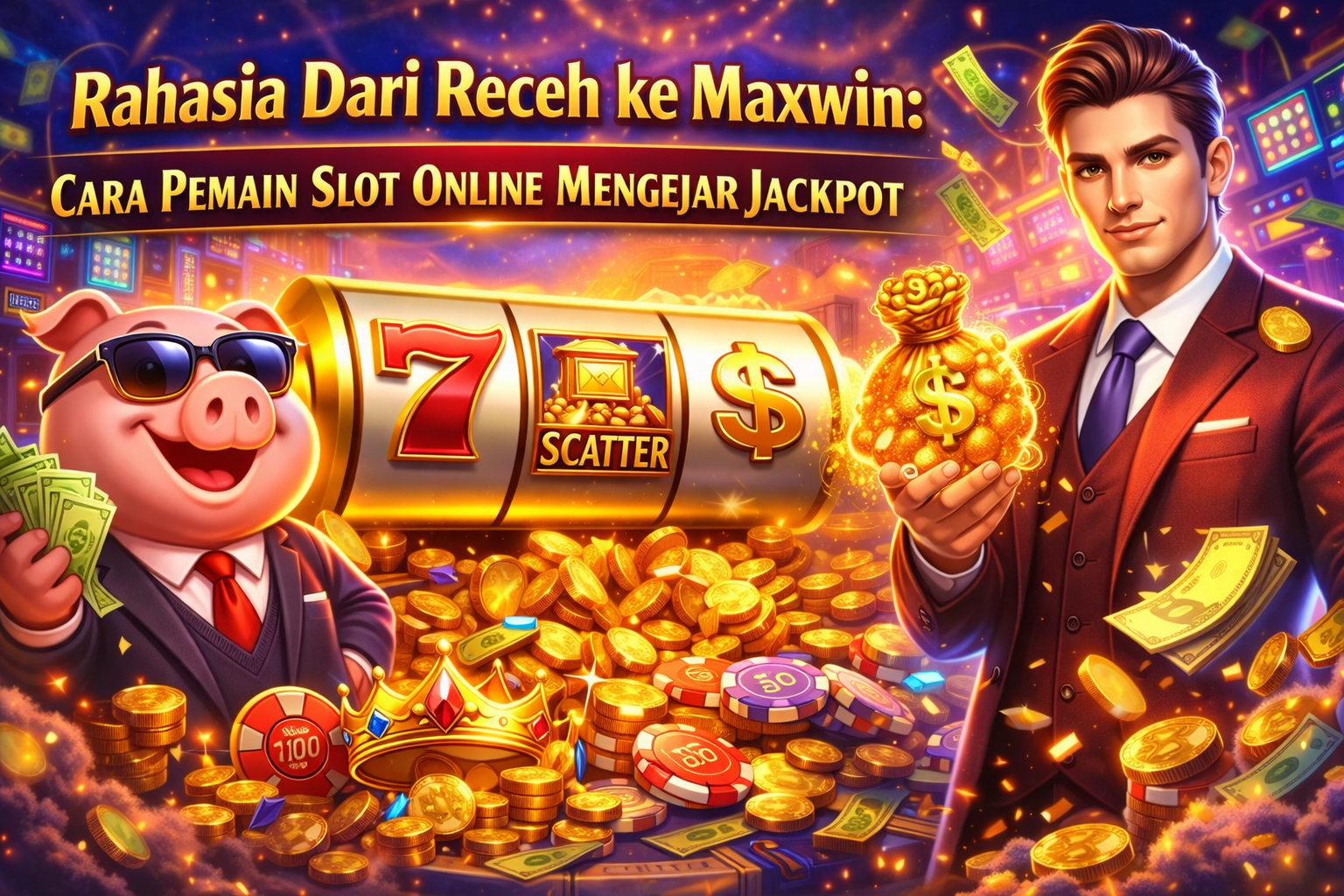 Rahasia Dari Receh ke Maxwin: Cara Pemain Slot Online Mengejar Jackpot